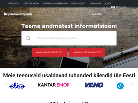 'infopank.ee' screenshot