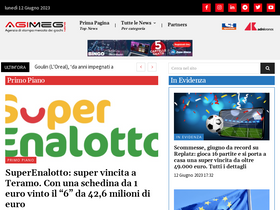 'agimeg.it' screenshot