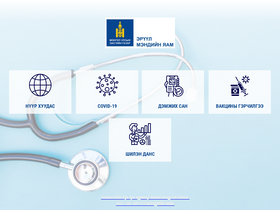 'chemn.moh.gov.mn' screenshot