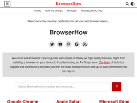 'browserhow.com' screenshot