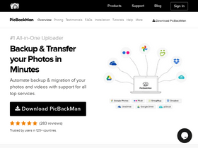 'picbackman.com' screenshot