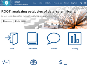 'root.cern' screenshot