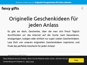 'fancygifts.de' screenshot
