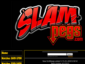 'slampegs.com' screenshot