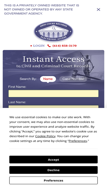 ohiocourtrecords.us