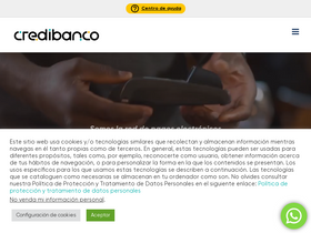 'credibanco.com' screenshot