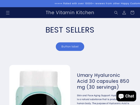thevitaminkitchen.com homepage screenshot