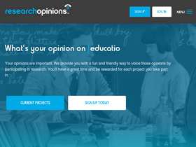 'researchopinions.co.uk' screenshot