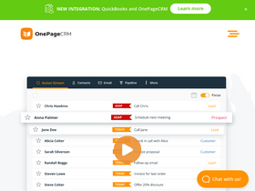 'onepagecrm.com' screenshot
