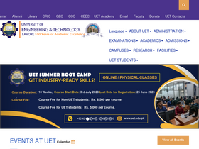 'nwl.uet.edu.pk' screenshot