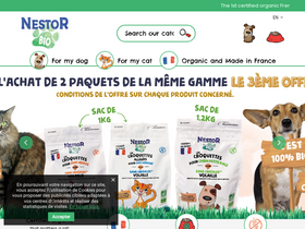 Nestorbio homepage screenshot