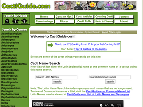 'cactiguide.com' screenshot