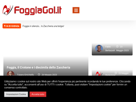 'foggiagol.it' screenshot