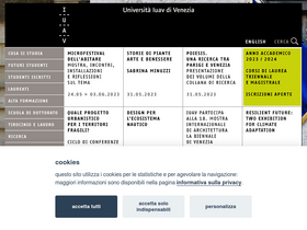 'iuav.it' screenshot
