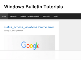 'windowsbulletin.com' screenshot