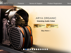'hifiman.com' screenshot
