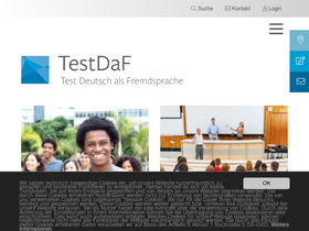 'testdaf.de' screenshot
