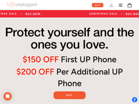 Unplugged website screenshot