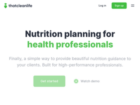 'thatcleanlife.com' screenshot