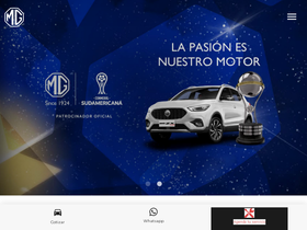 'mgmotor.pe' screenshot