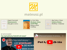 'mateusz.pl' screenshot