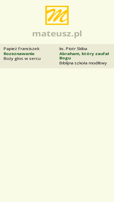 mateusz.pl