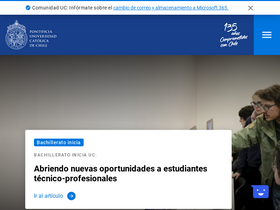 'relacionesinternacionales.uc.cl' screenshot