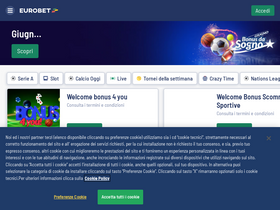 'eurobet.it' screenshot