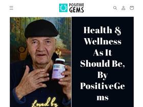 positivegems.com homepage screenshot