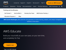 'awseducate.com' screenshot