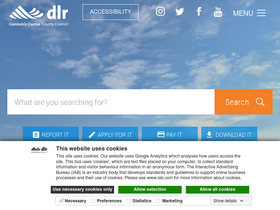 'dlrcoco.ie' screenshot