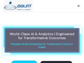 'aaumanalytics.com' screenshot