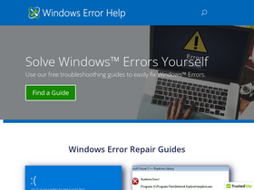 'windowserrorhelp.com' screenshot