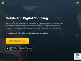 'humango.ai' screenshot