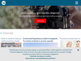 'infowire.pl' screenshot