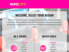 'aura-print.com' screenshot