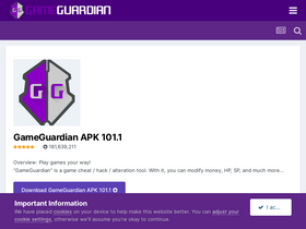 'gameguardian.net' screenshot