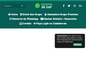 'gruposdezap.com' screenshot
