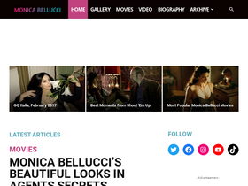 'monicabellucci.net' screenshot