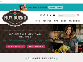 'muybuenocookbook.com' screenshot