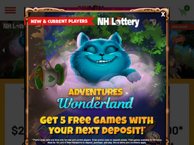'nhlottery.com' screenshot