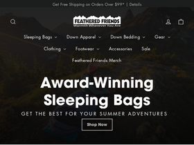 'featheredfriends.com' screenshot