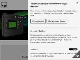 'deepseaelectronics.com' screenshot