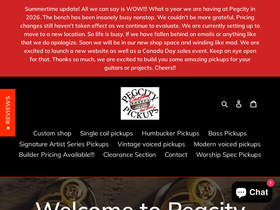 pegcitypickups.com homepage screenshot