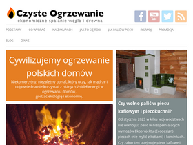 'czysteogrzewanie.pl' screenshot