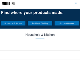'madefind.com' screenshot