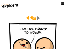 'explosm.net' screenshot