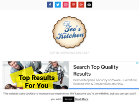 'teoskitchen.ro' screenshot