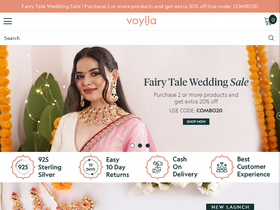 'voylla.com' screenshot