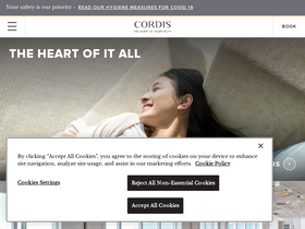 'cordishotels.com' screenshot